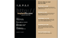 Desktop Screenshot of implantfix.com