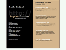 Tablet Screenshot of implantfix.com